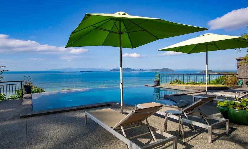 2-Bett-Villa mit spektakulärem Meerblick, Pool, Whirlpool, kostenlosem Auto und Transfers - Image 1