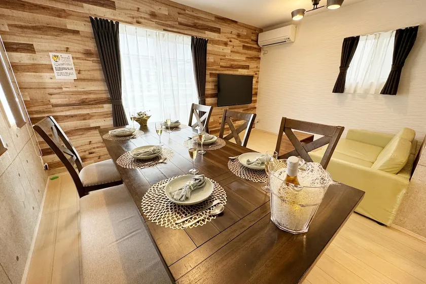 [Maximum 14 people] 4LDK (100㎡)/13 beds/BBQ/2 parking spaces OK/Onna 5C - Image 1