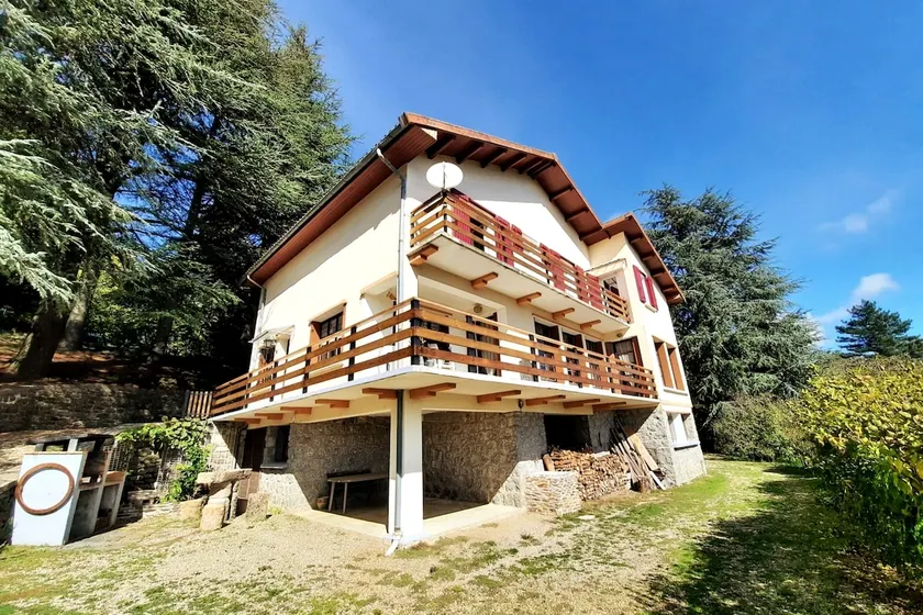 Chalet 14p with panoramic views of the valley and heated swimming pool - Image 1