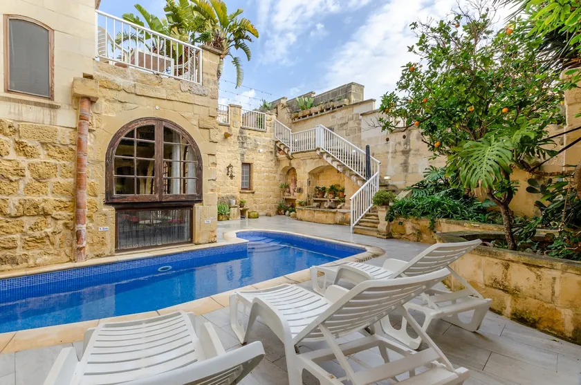 300y/o Gozo Villa with 2 Pools + Incredible Garden - Image 1