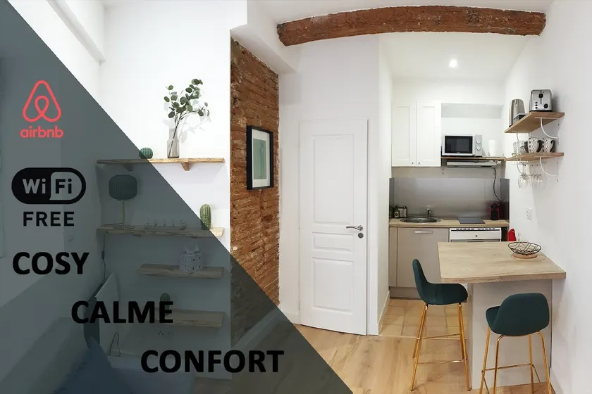 STUDIO CHARMANT-CONFORT-HYPERCENTRE-METRO-WIFI - Image 1