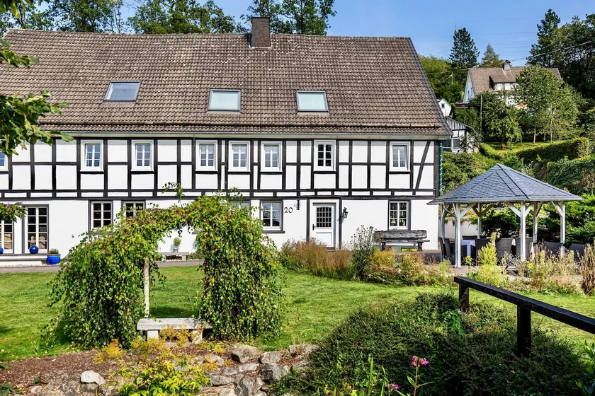 Large country house with an open fireplace and a garden in the Sauerland, perfect for young and old alike - Image 1