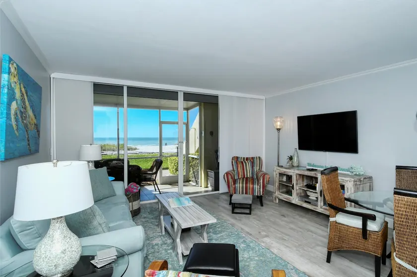 LaPlaya 106A-Beach front! Just steps to the white sand and turquoise Gulf of Mexico. - Image 1