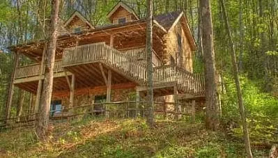 Cozy Log Cabin, Hot Tub. One Night FREE - Image 1