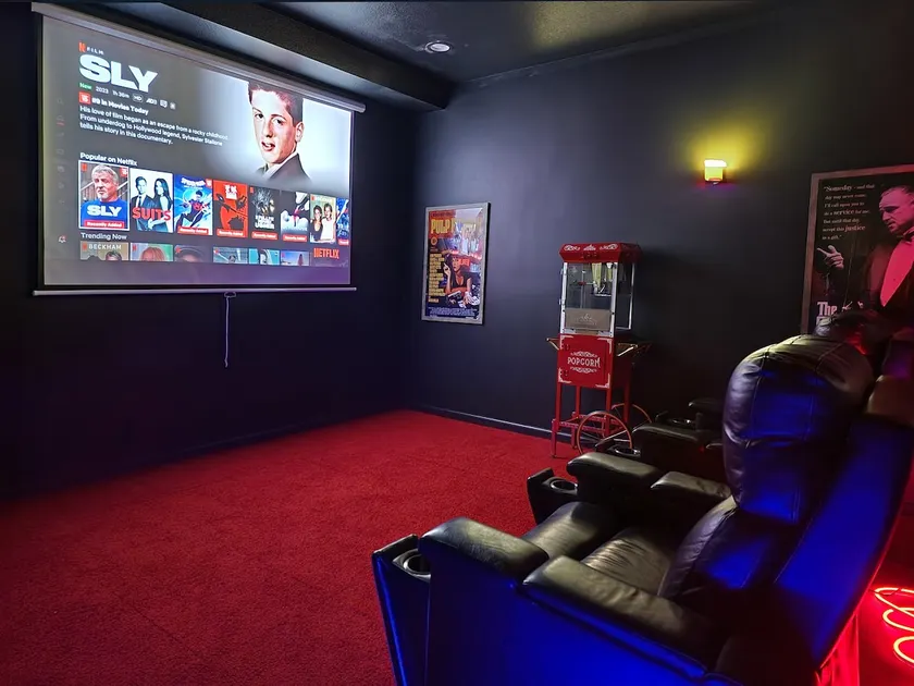 Home cinema & pool table - Image 1