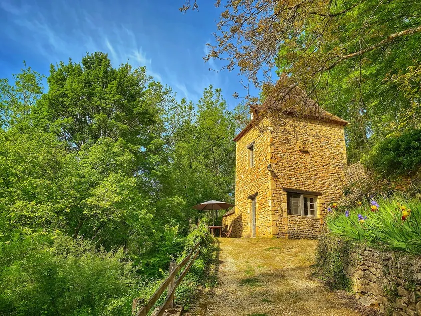 Cosy romantic bordering the forest with fireplace - Image 1