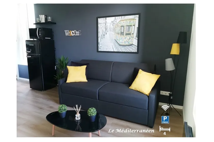 LE MEDITERRANEEN *T2 (40m²) *WIFI*PARKING PRIVE* - Image 1