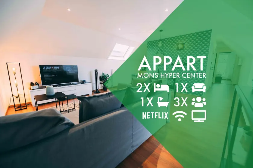 Apartment Mons City Station ★ Centre ★ Terrace - Image 1