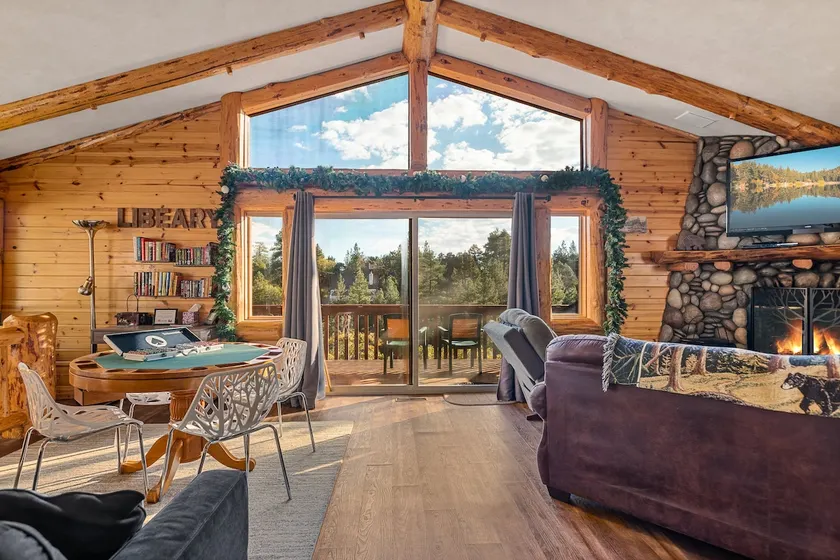 Bearadise Log Cabin w/ AC, Forest Views & Charm - Image 1