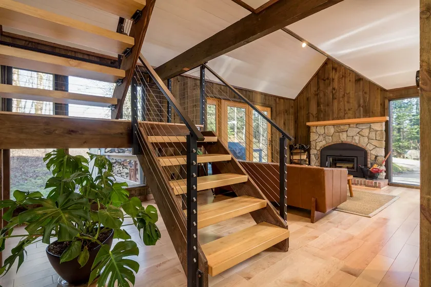 Modern 3-bedroom A-frame in Londonderry w/ Pond - Image 1