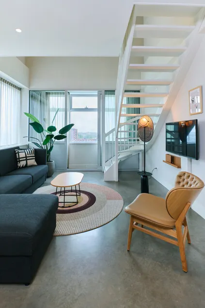 Loft with Patio, Sleeps 4, BoLo Amsterdam, 56m2 - Image 1