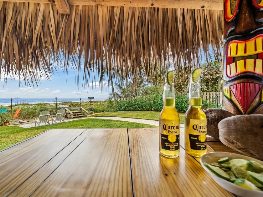 Oceanfront Cocoa Beach Vacation Home Private Beach, Tiki Bar & Family Fun - Image 1