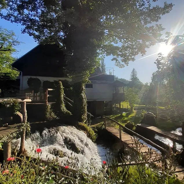 Suite above old mill on waterfalls in Rastoke - Image 1