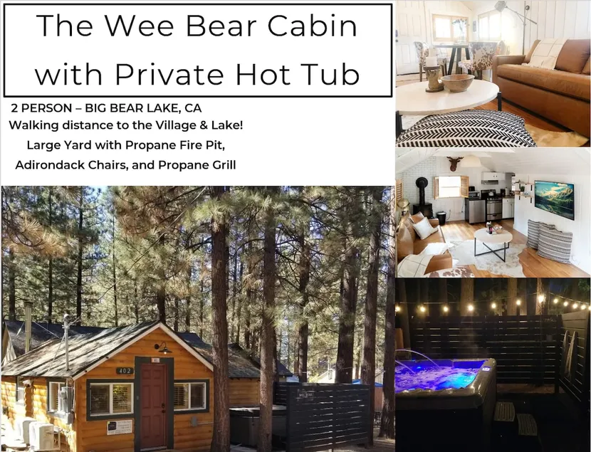 The Wee Bear Cabin ~ |2| Private Getaway + Hot Tub - Image 1