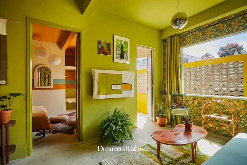Retro 1BR w/ Disco Ball | MOOD HAUS by DW - Image 1