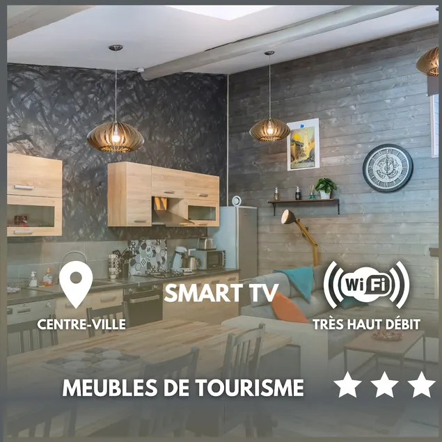 APT4 Pour 2 Personne Meublé de Tourisme 3 étoiles - Image 1