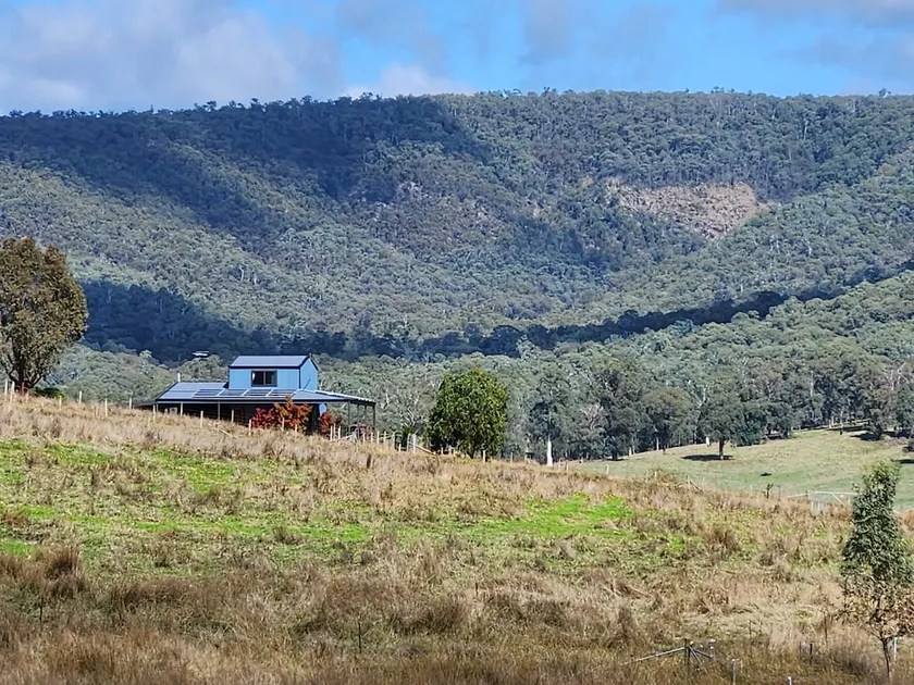 Blue Shed at 91 Acre Farm - Image 1