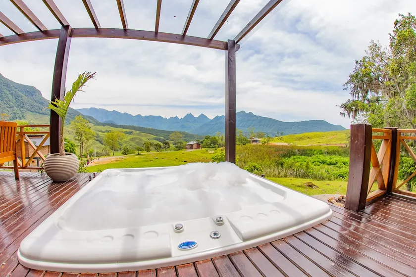Cabana Palmeira with Jacuzzi - Encosta da Serra - Image 1