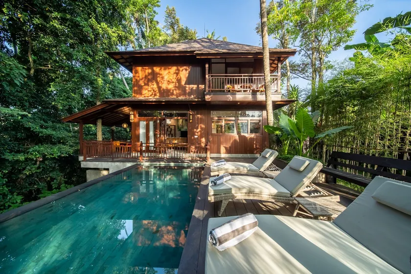 Jungle paradise 3BR wooden villa near Ubud - Image 1