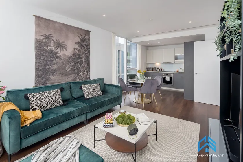 Luxurious Spacious 2Bed Suites Skyline River Views by Canary Wharf - Image 1