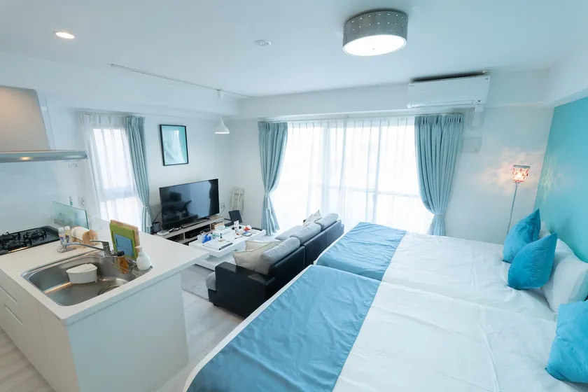 Japan Hinata Hotel、Tiffany Blue Space｜Hinata 1｜Ikeshita Station Exit 1... - Image 1