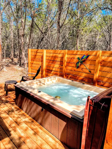Boho Glamp * hot tub * Guadalupe Cabin - Image 1