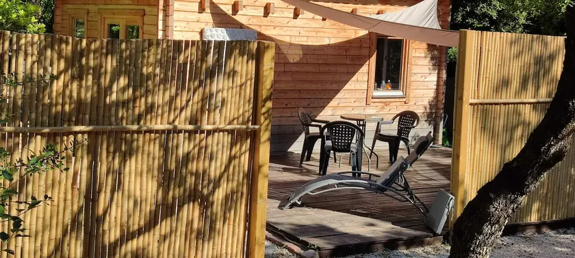 Wooden chalet of the new earth villa, quiet - Image 1