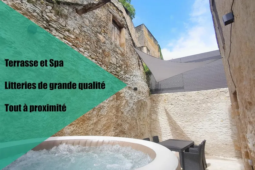Rare T2 with terrace and spa at the foot of the château - Image 1