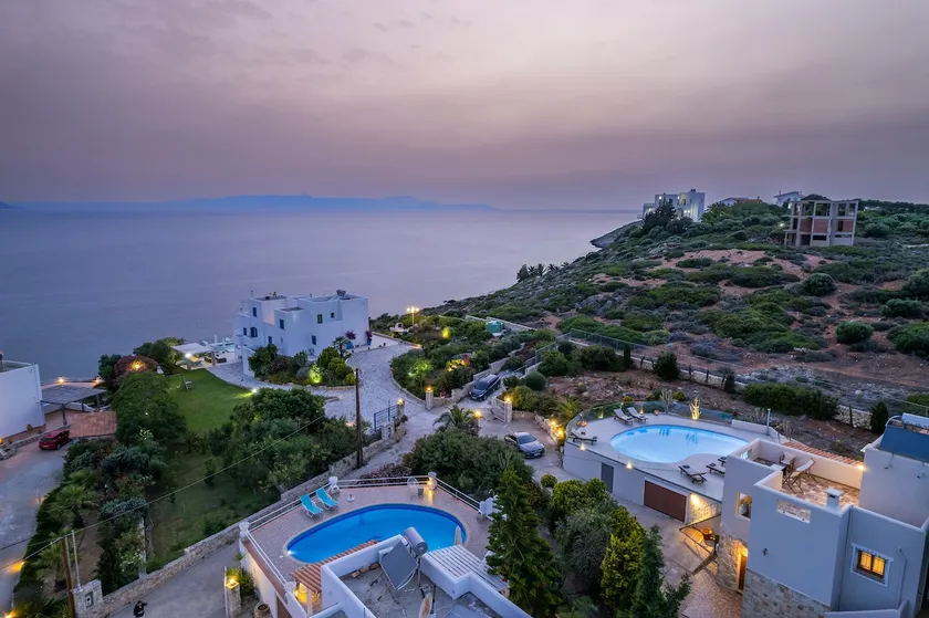 Seaview Villa Ormos, Heated Pool, Sea & Sun Villas - Image 1