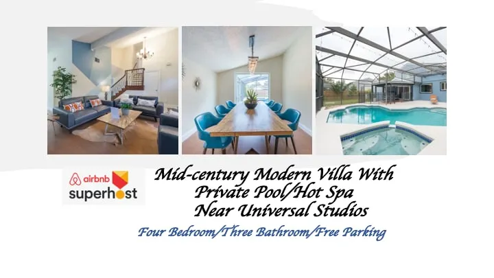 Mid-century Modern Villa w/ Pool Near Universal - Image 1