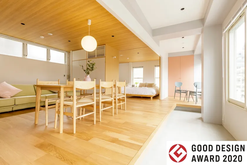 Re:ONcE Shibuya wins the 2020 Good Design Award, Family Apartment 3f - Image 1