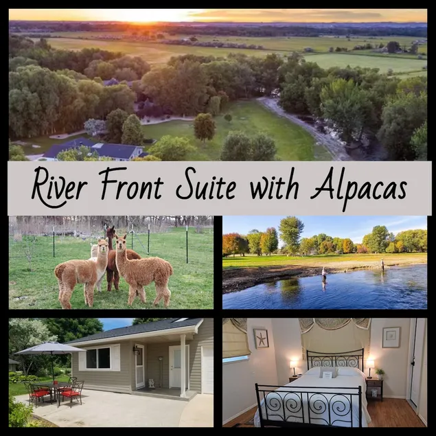 River Front 1 Bedroom Suite on Boise River! 5 Acres - Image 1