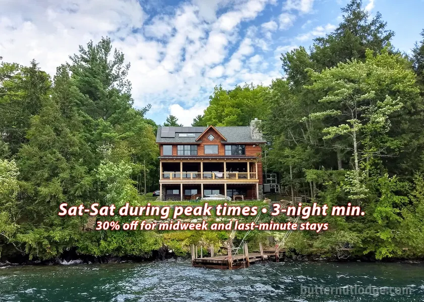 Butternut Lodge: Waterfront Rustic Luxury - Image 1