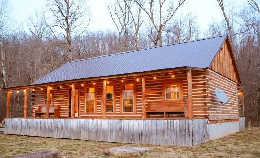 Sasafrass Luxury Log Cabin •creek • Lake •Sleeps 9 - Image 1