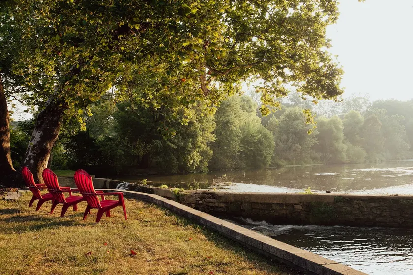 Dog-friendly Farmhouse w/ Peaceful Waterfall View - Image 1