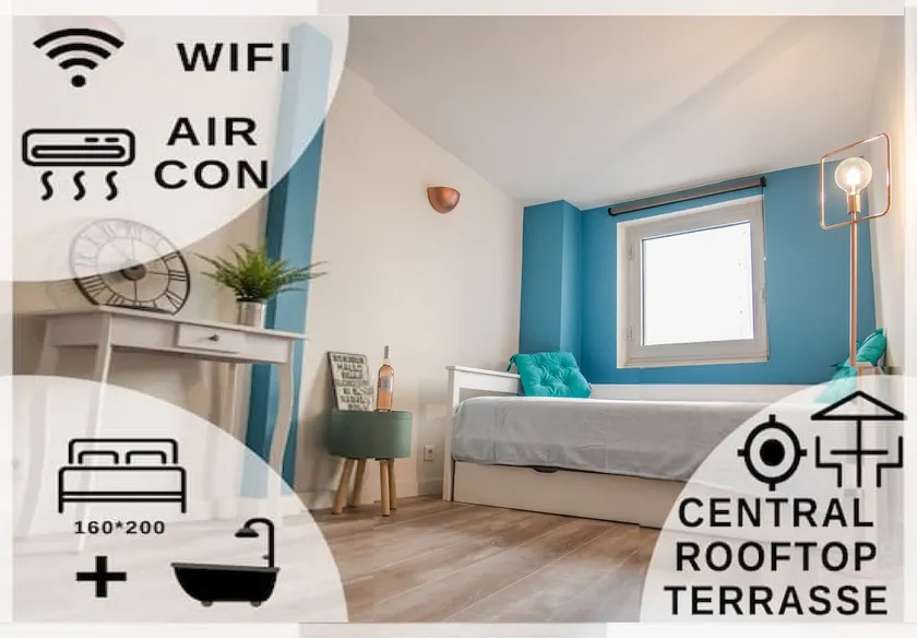 ★ROOFTOP TERRACE, AIR★ CONDITIONING,★ DOWNTOWN★ - Image 1