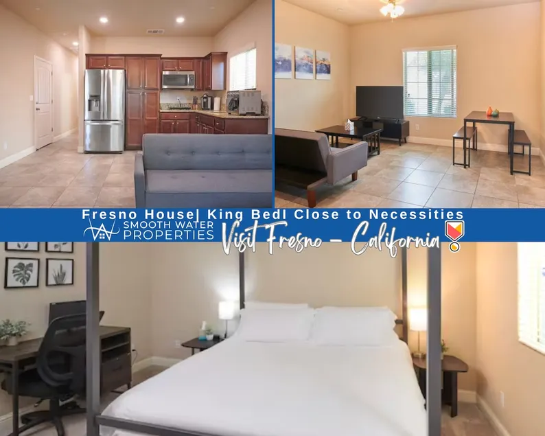 Fresno Studio | King Bed | Wifi I Washer & Dryer - Image 1