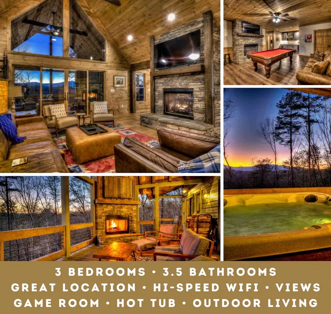 Mountain Views | Game Room | Luxe Blue Ridge Cabin - Image 1
