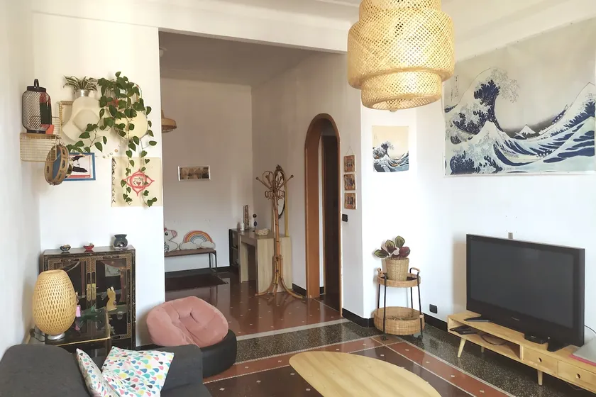 CasaVIVA, 5m from BrignoleFS, parking under the house, 4 guests - Image 1