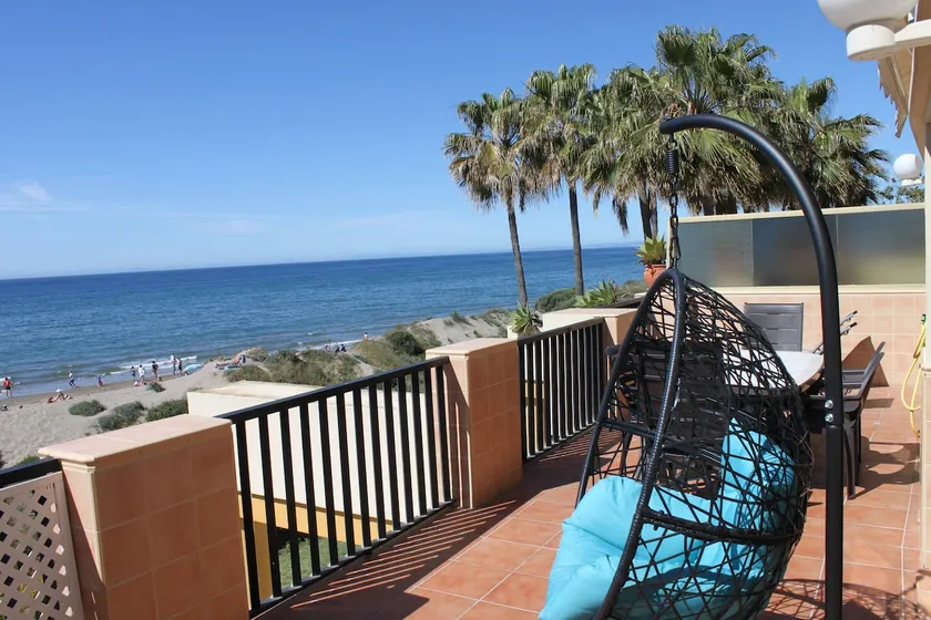 Terrace on Marbella's best beach - Image 1