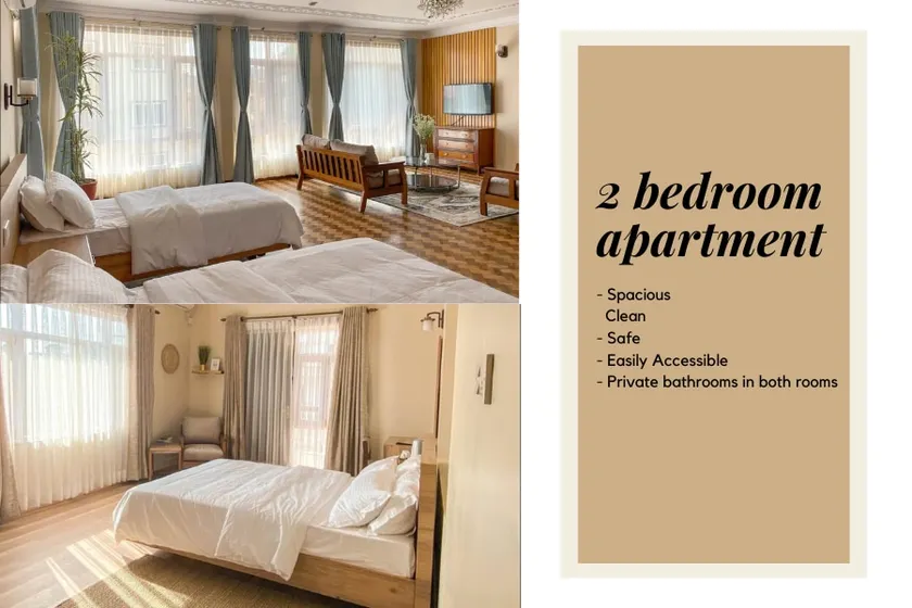 Beautiful 2 Bedroom apt. with balcony near Thamel - Image 1