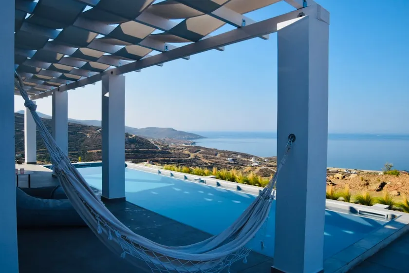 Karystos Bay Villa with private pool & sea view - Image 1