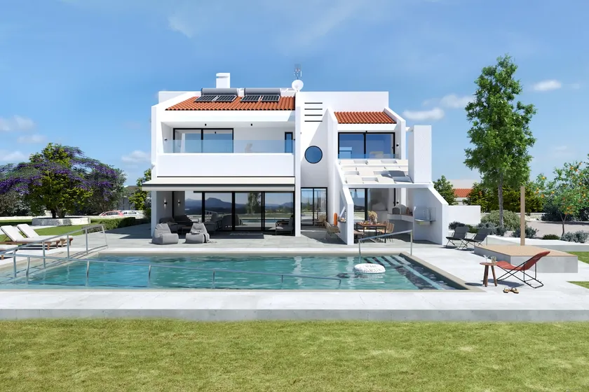 Maison A Rhodes with 66m2 heated pool on a 4800m2 plot - Image 1