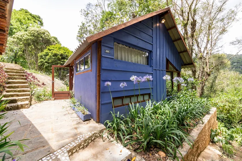 Chalé Azul Encantado with hydro and outdoor kitchen. - Image 1