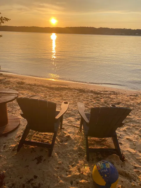 Private beach & 2-level dock: Sunsets on Bass Cove - Image 1