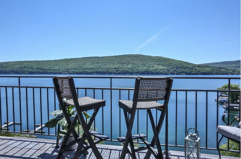 Finger Lakes Best Lake View Chic Condo + Fireplace - Image 1