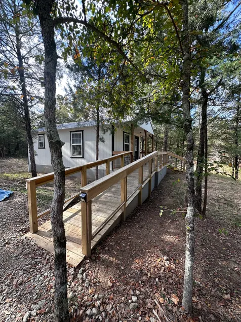 Tranquil deck, nature and funny ducks. (Janny Deb) - Image 1
