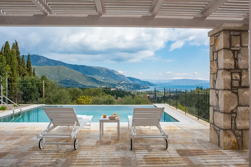 Boutique Sea View & Pool Serene Corfu Villa - Image 1