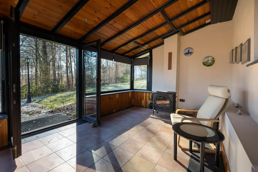 House in the forest with fenced garden - Image 1