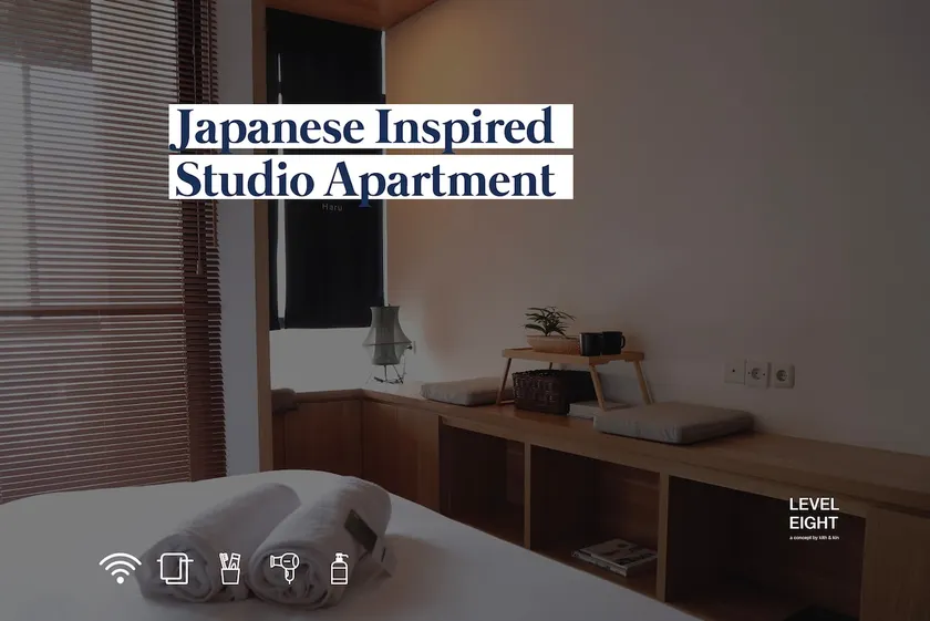Japanese Zen Studio in Sudirman CBD | Pool+Wifi - Image 1